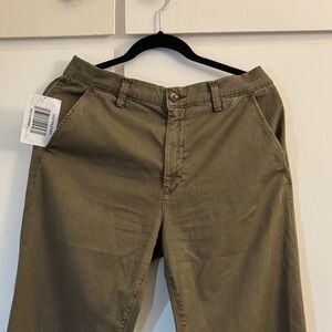 Bloomingdale’s Olive Green relaxed chino Pants